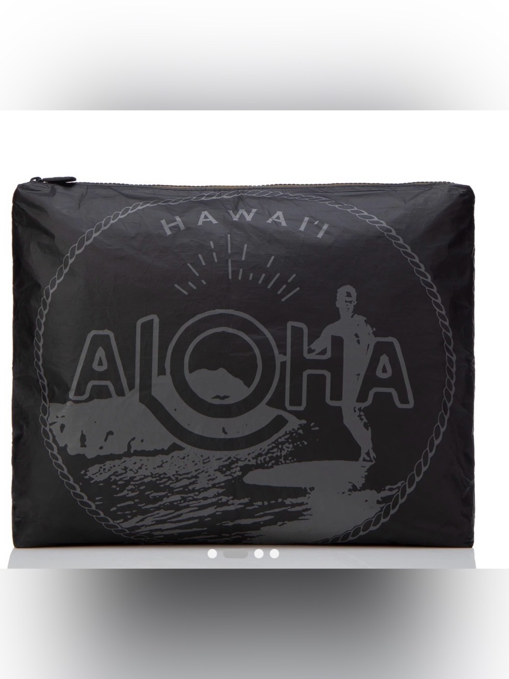 ALOHA Collection Hawaii MAX Pouch Splash-Proof Travel Organizer Black (sold out)
